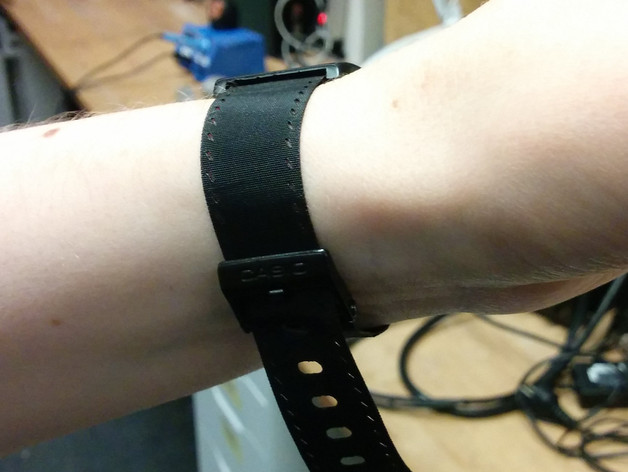 Watchband in lasercut textile