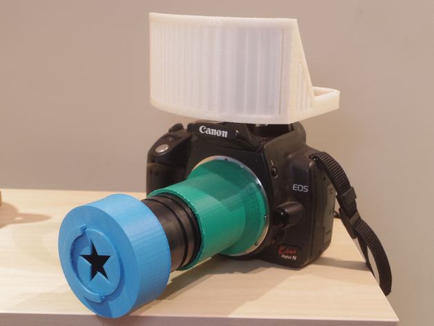 Diffuser for Canon build-in pop-up flash