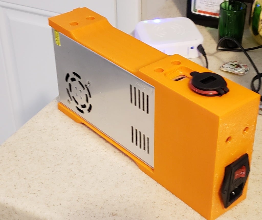 Power supply mount for the K280 delta printer