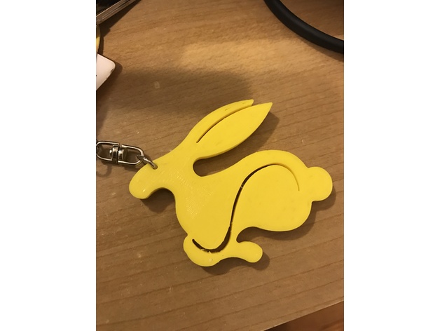 VW Rabbit keychain