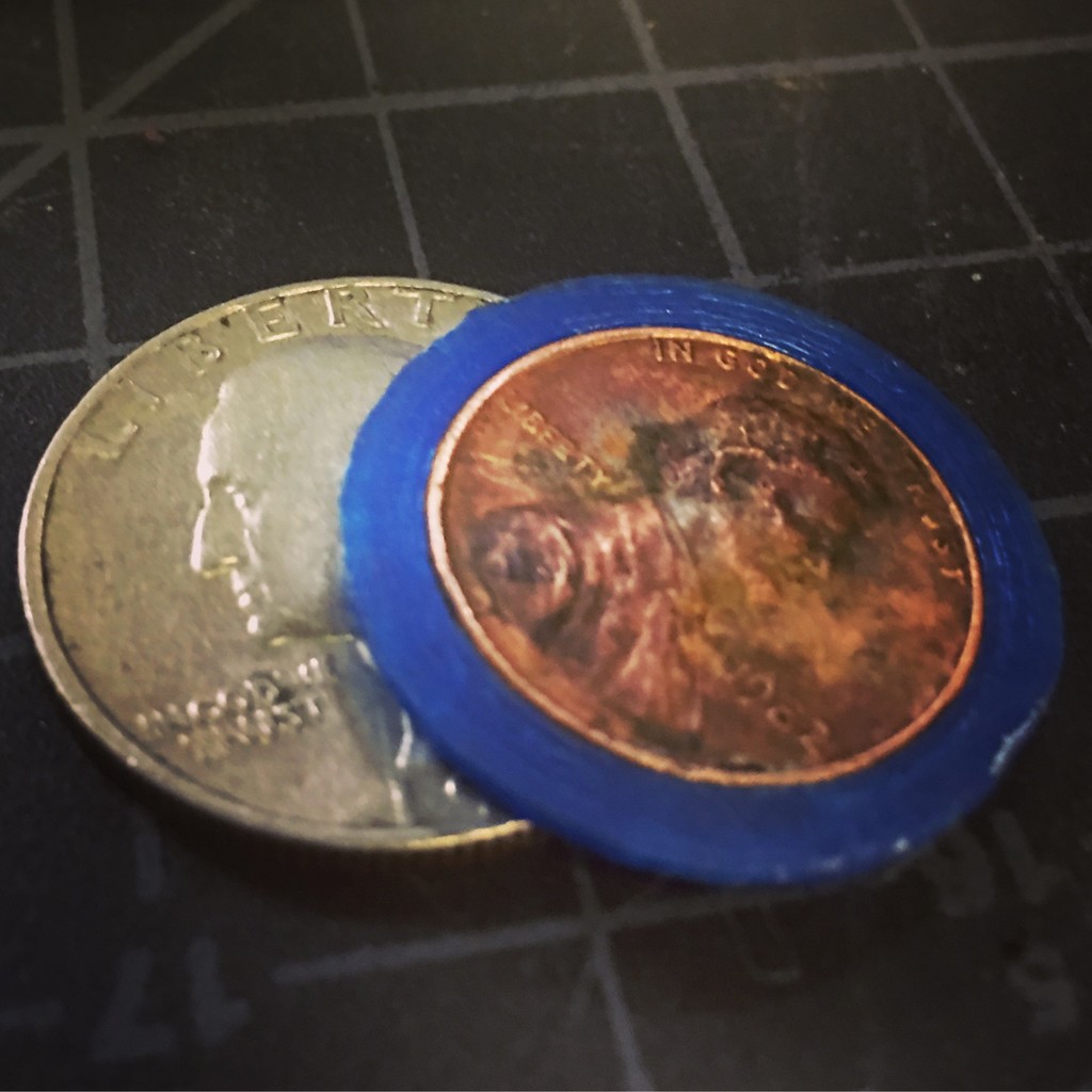 Penny to Quarter "adapter"
