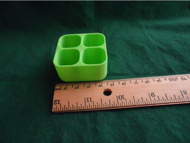 Four-Compartment Bead Sorting Tray - Small