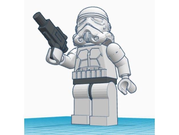 LEGO Stormtrooper (fully poseable, oversized)