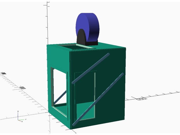 Enclosure for 3D Printers - OpenSCAD animated & customizable