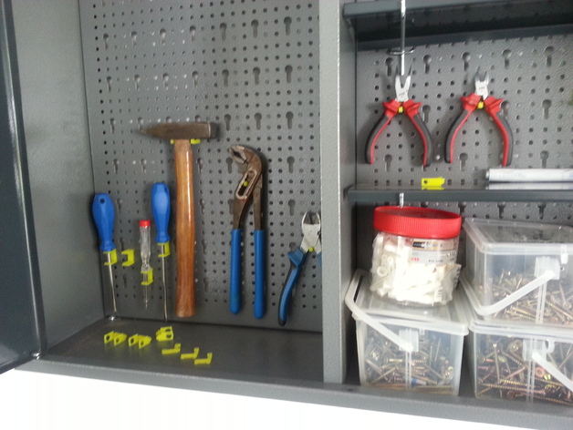 tool board hooks euro - Haken für Werkzeug für Lochwand mit Euro Lochung