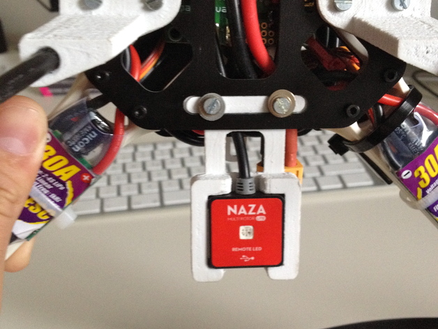 DJI Naza Remote LED mounting clip for SK450 Quadrocopter