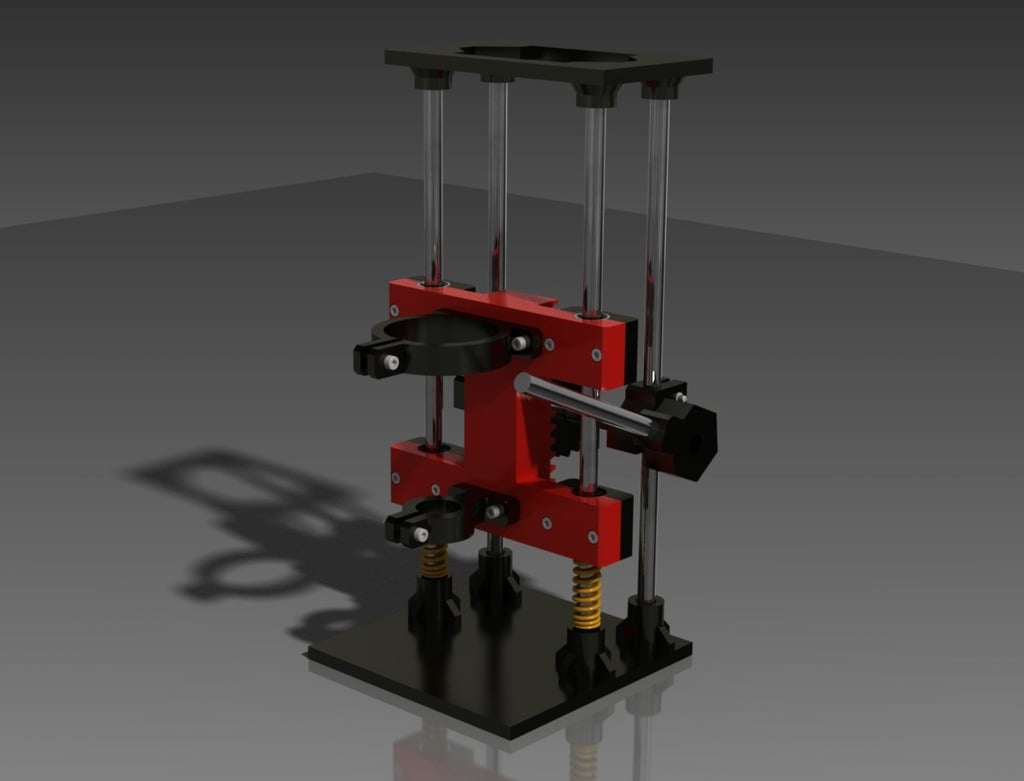 Drill press for a Dremel