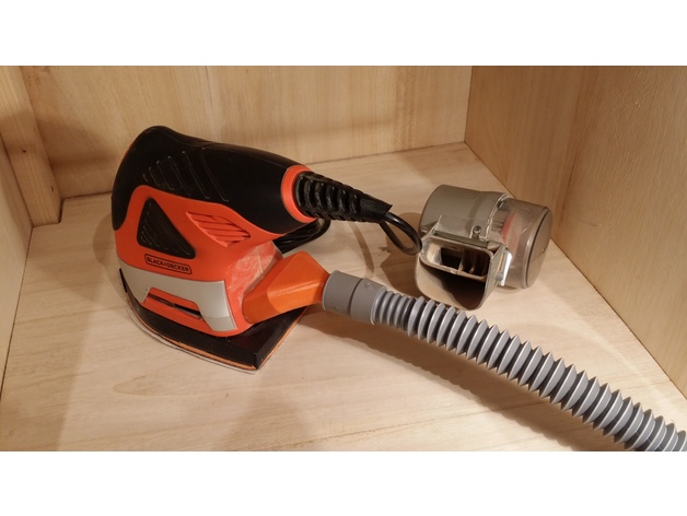 Black&Decker mouse sandpaper vacuum adapter