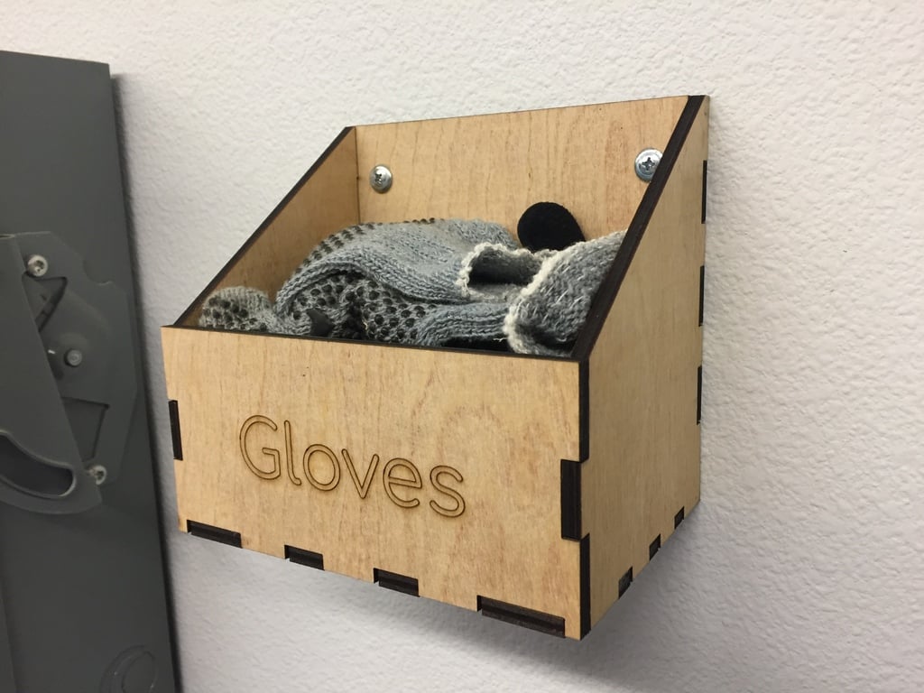 Laser Cut Glove Shelf