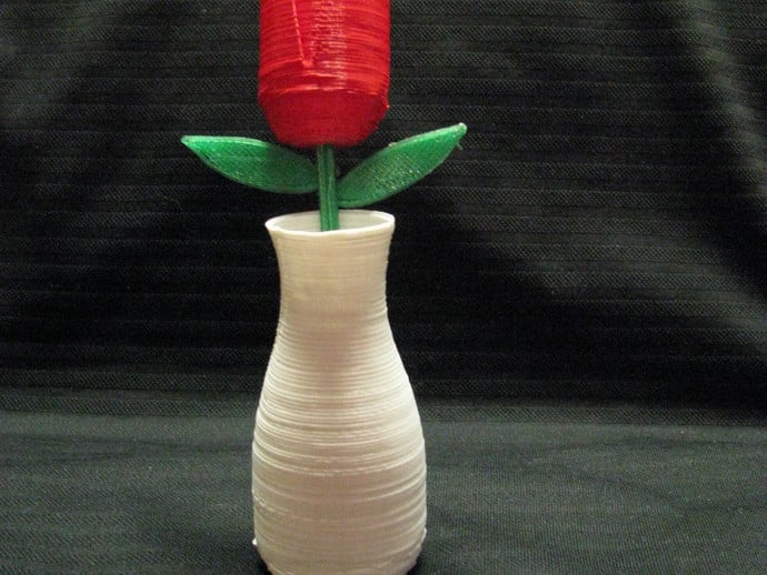 Vase Stem Rose