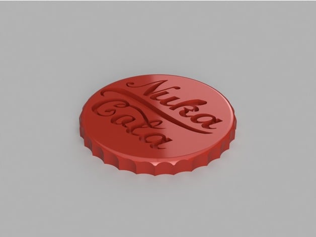 "NukaCola" Bottle Cap Shopping Cart Chip/Coin