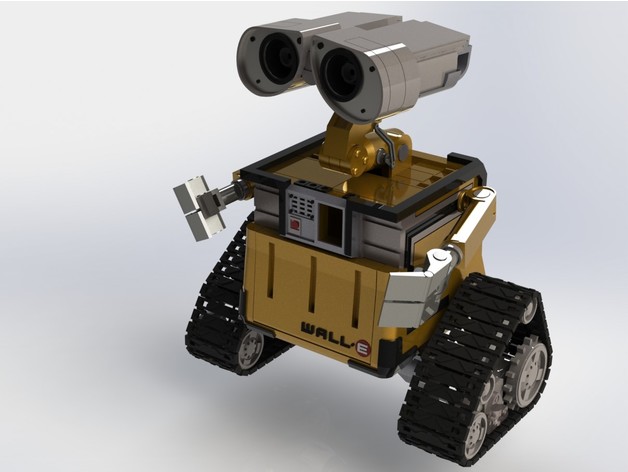 Wall E Robot Replica By Chillibasket Thingiverse