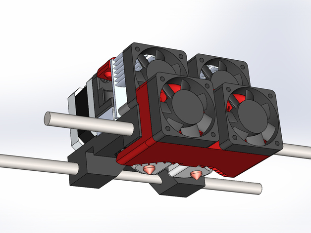 Makerbot Replicator 2x Filament Fan Upgrade