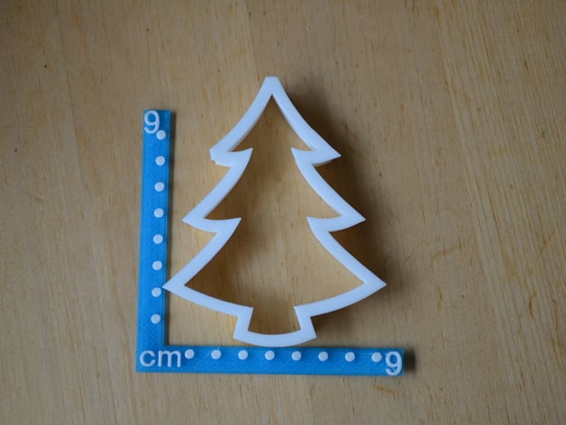 Invitere Verdensvindue Wetland Christmas tree cookie cutter. Really nice as a decoration as well. by  sebastianrosca - Thingiverse