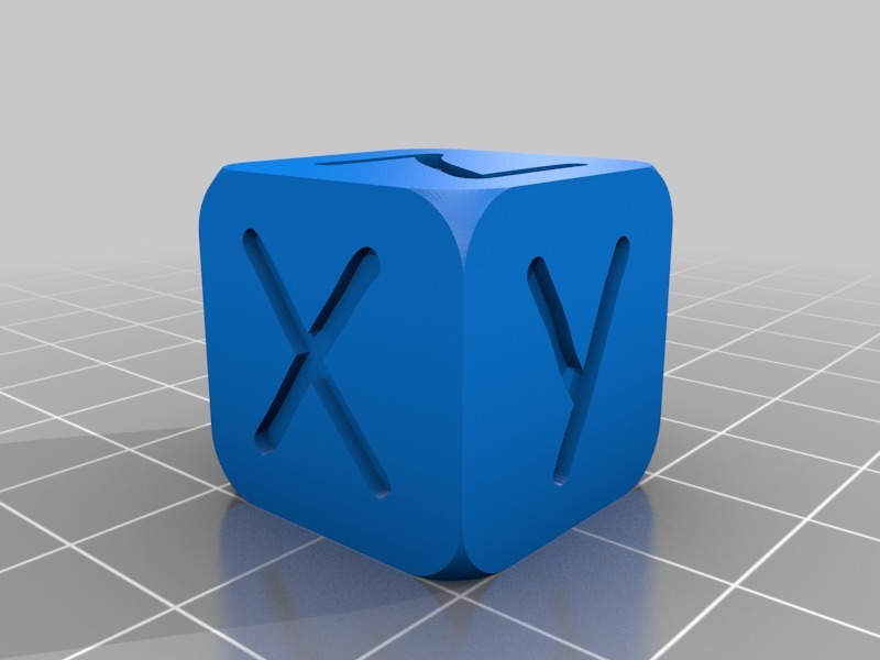 xyz particular calibration cube