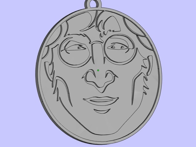 John Lennon keychain