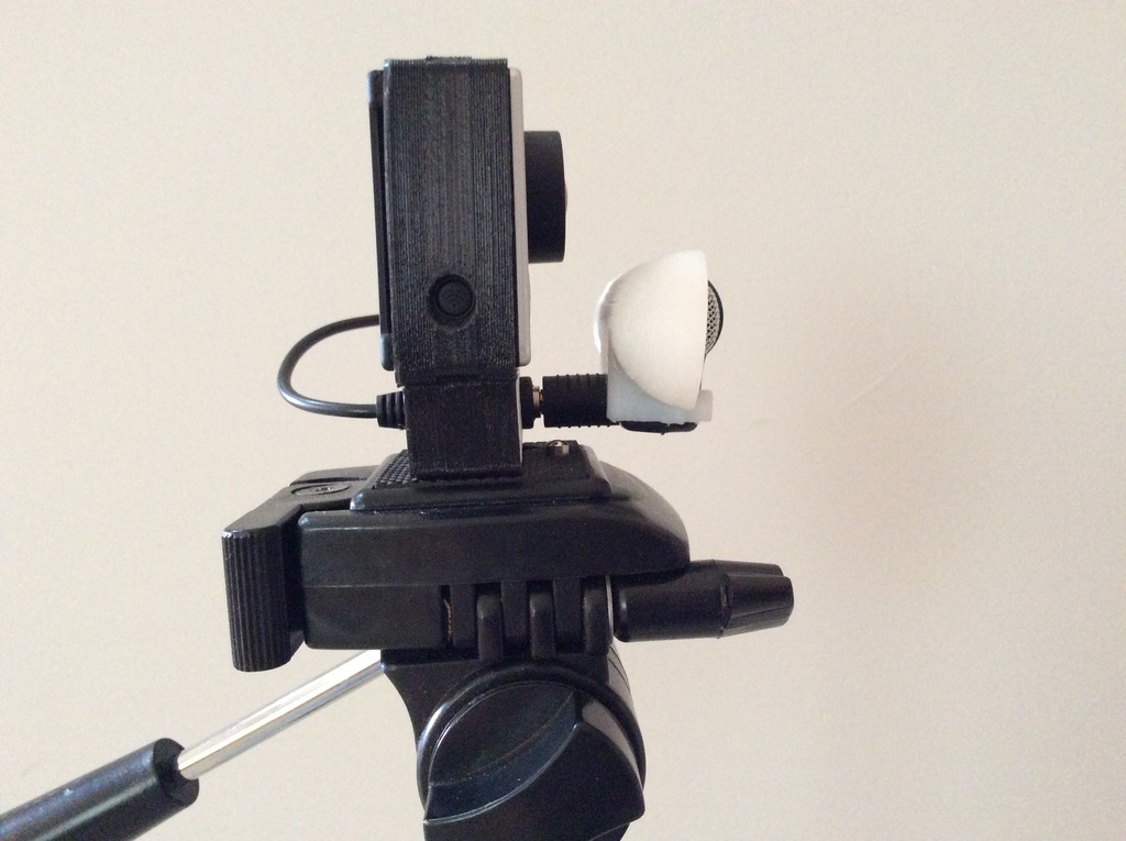 Reflector for Microphone on GoPro