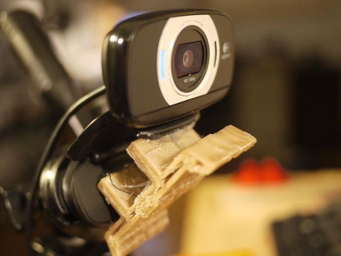 curved camera slider webcam cart