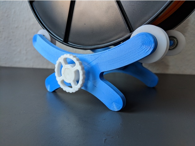 Adjustable Filament Spool Holder by lundiplutzmus - Thingiverse