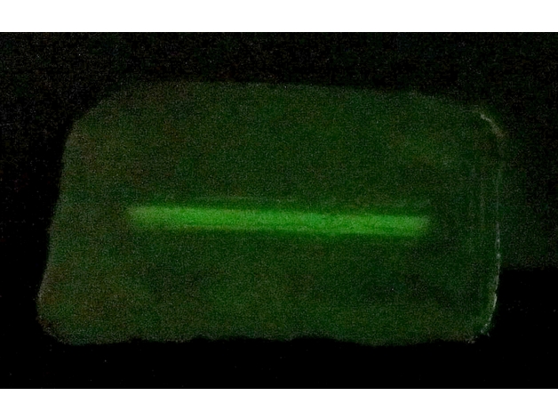 tritium glow stick printable Parabollic enclosure