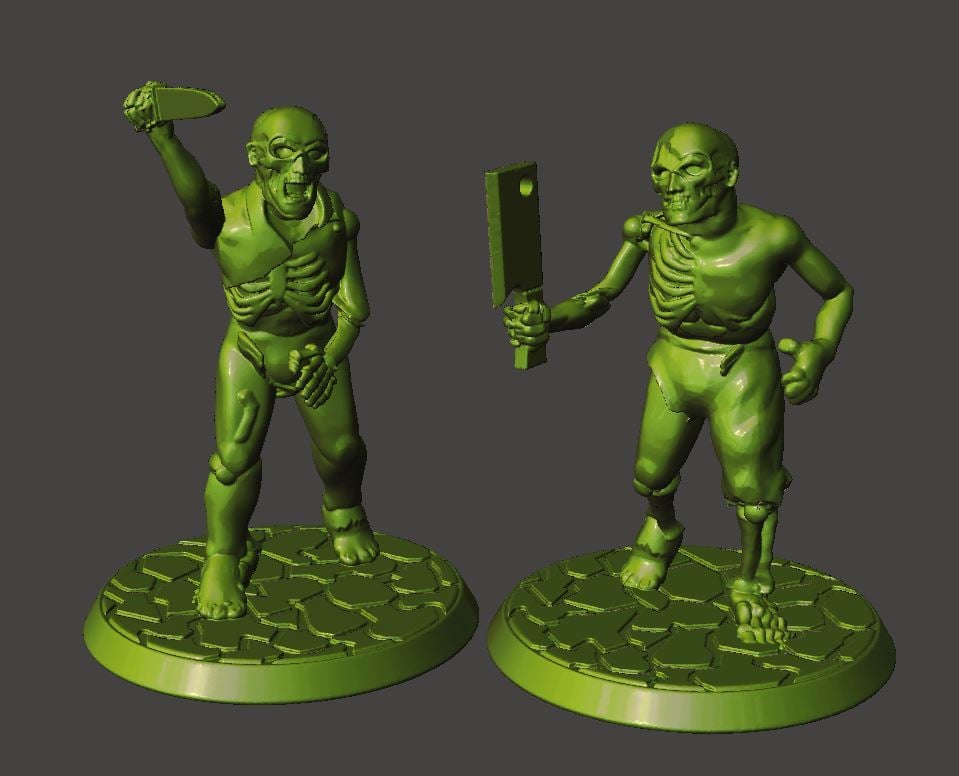 28mm Undead Armed Zombies