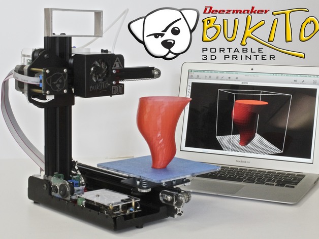 Bukito Portable Open Source 3D Printer
