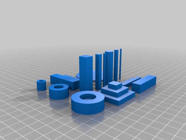 Simple printer calibration models