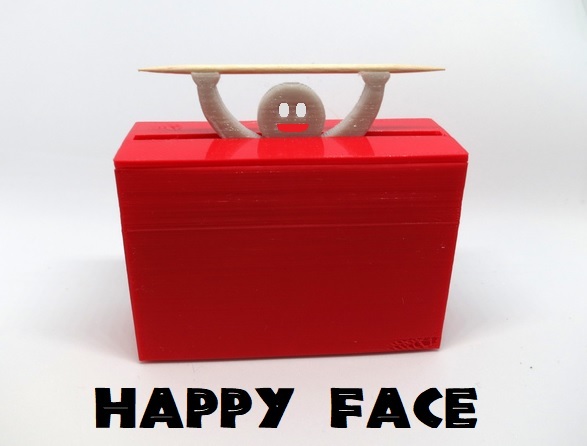 Funny toothpick dispenser (happy face)