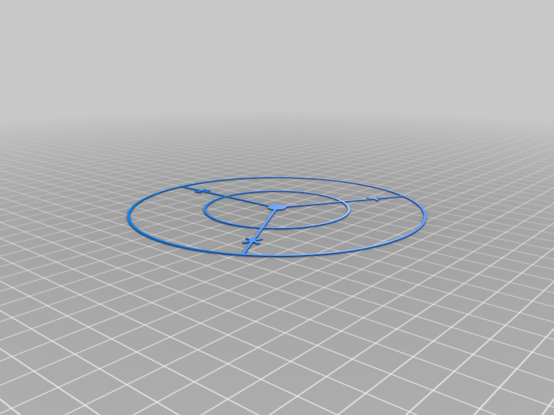 Round bed leveling aid