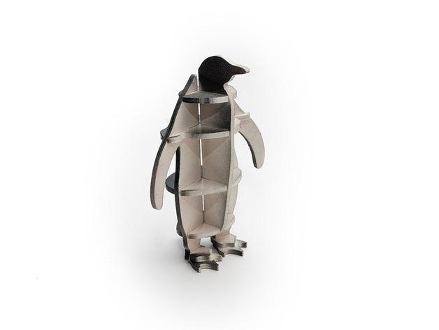Penguin 3D-puzzle cnc/laser