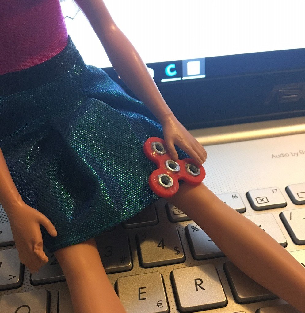 Barbie Size Mini Fidget Spinner