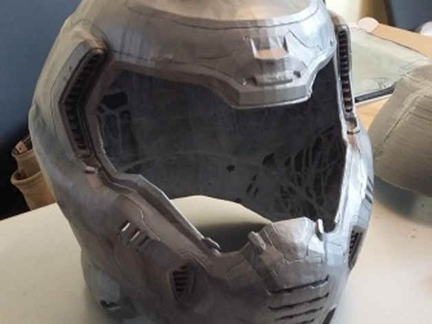 Doom Armor Praetor Suit Helmet By Kit Raevson Thingiverse