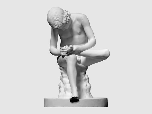 3D scan of Boy With Thorne