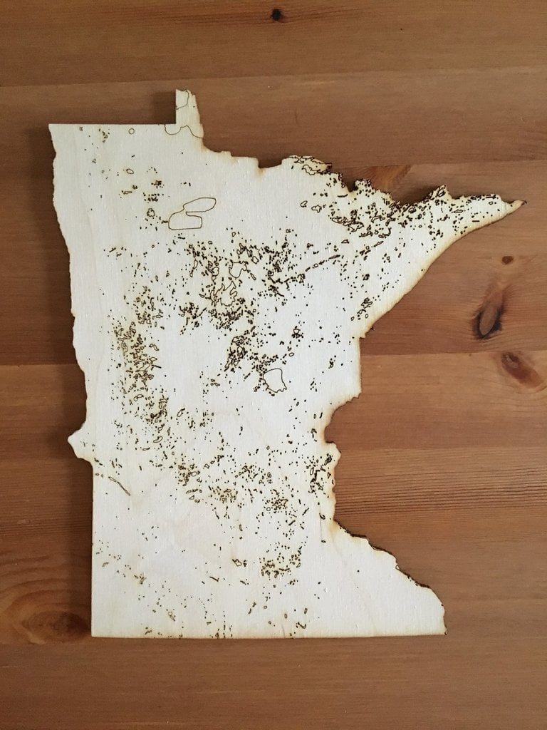 Minnesota Lakes Map