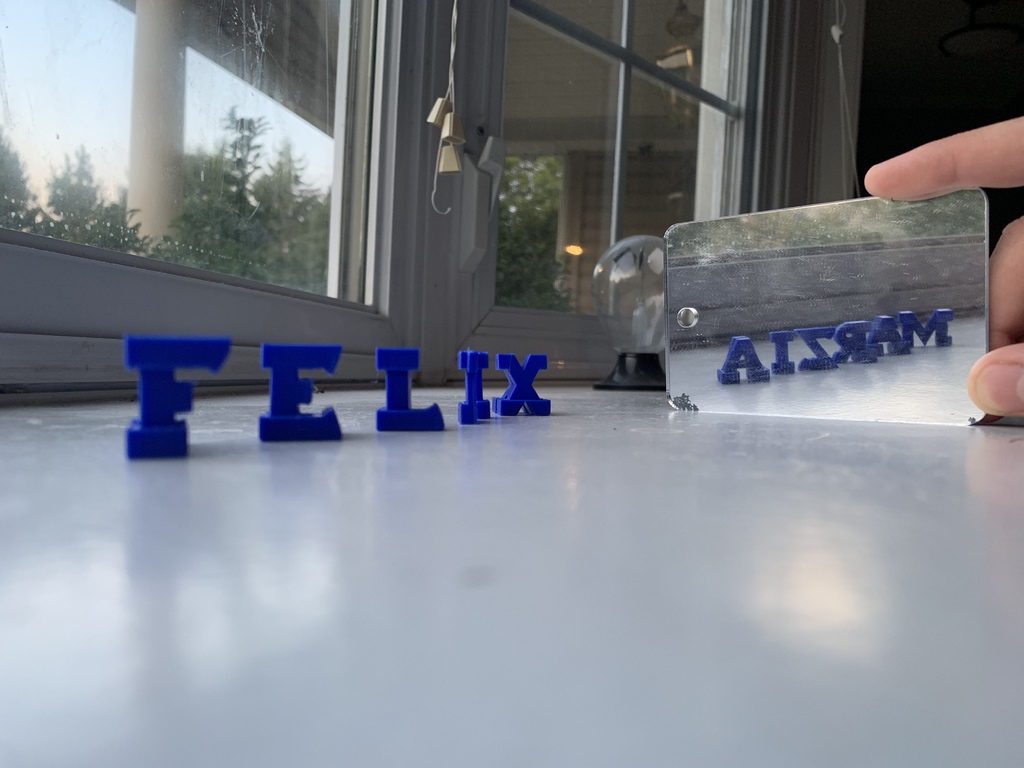 Felix / Marzia Alternate Perspective Letters