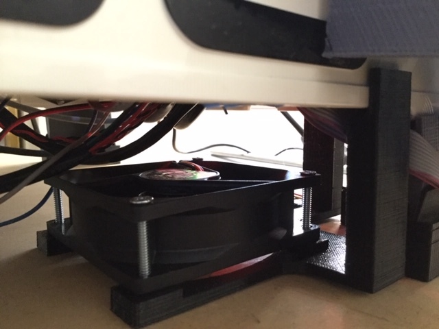 Robo 3D R1 cooling fan mounting bracket for controller board