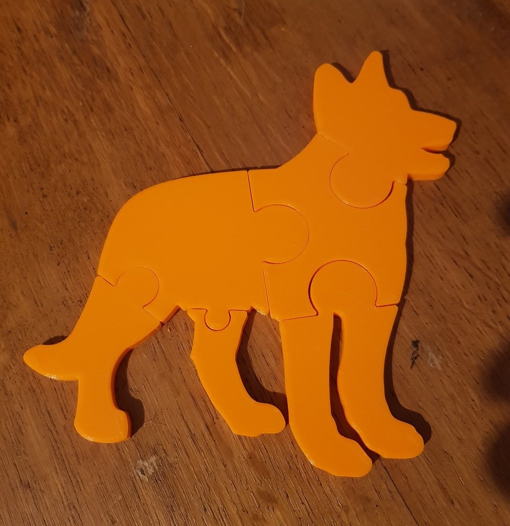 Simple dog puzzle