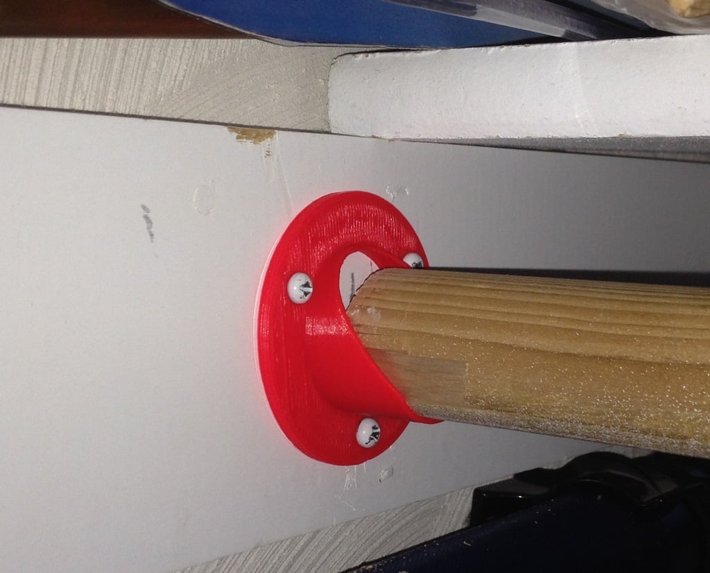Closet Rod Holder