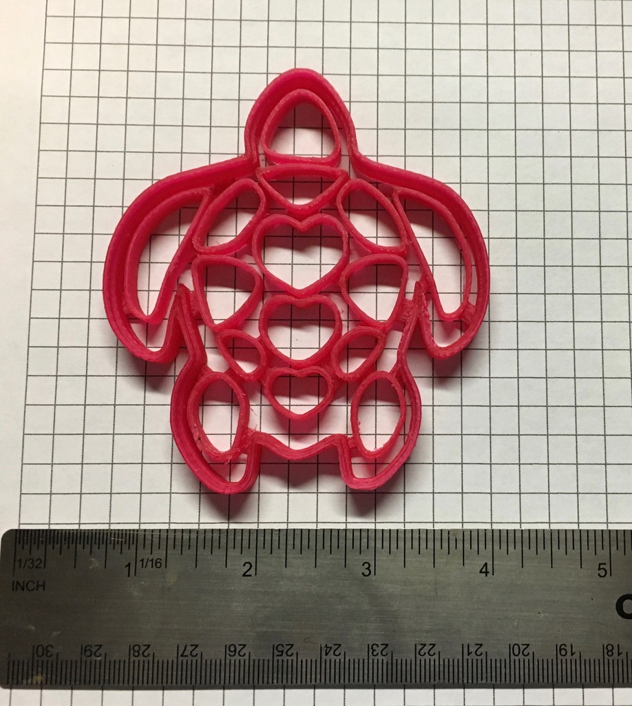 Heart Turtle Cookie Cutter 2
