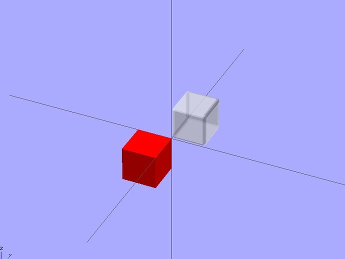 OpenSCad Rounded Cube