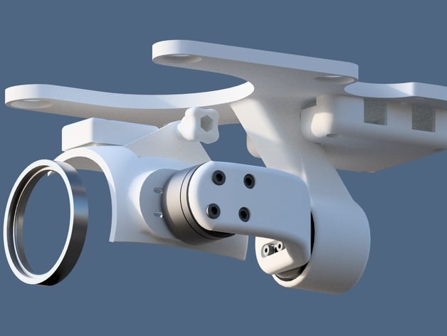 MotorPixie 2-axis gimbal for DJI Phantom 2 Vision (FC200 edition) - Discontinued