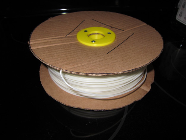 Custom Filament Spool (For drill winding homemade filament!)