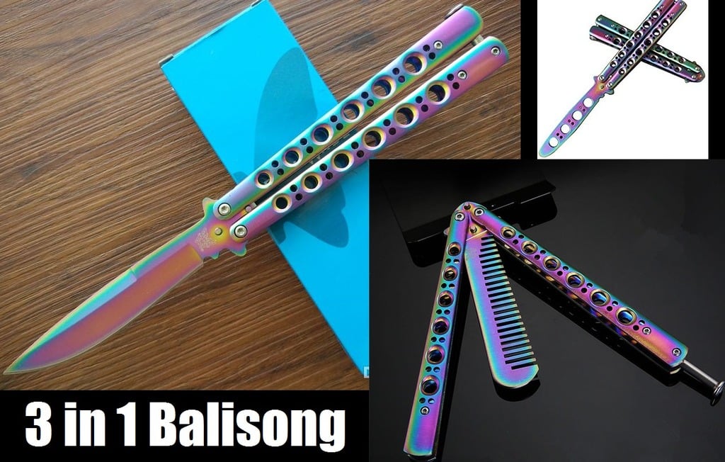 Balisong Comb, Trainer, & Blade