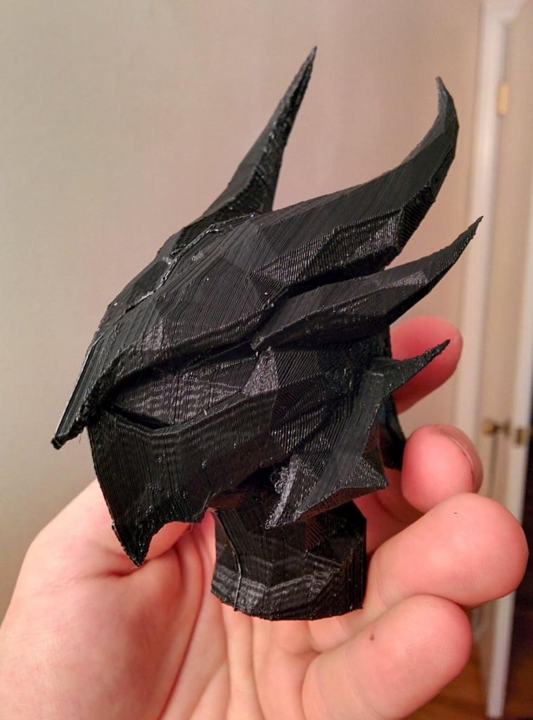 Daedric Helmet Bust (Skyrim)