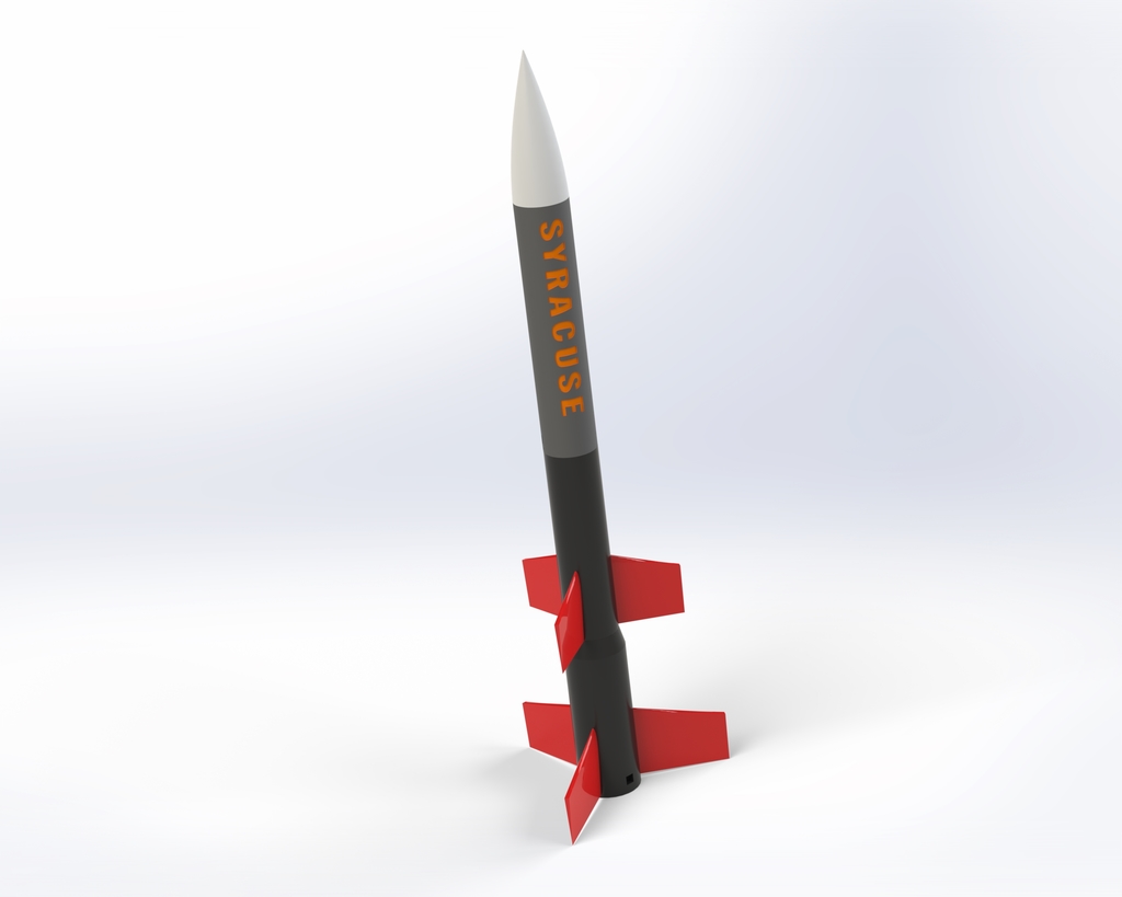 Two-Stage Fully 3D Printable Model Rocket