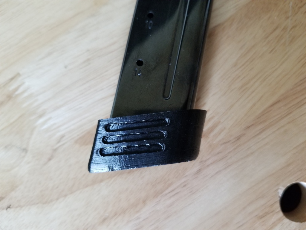 Grand Power P40 10mm 3rd Magazine Extension v2 (Possibly Works With Alloy 10mm Witness)