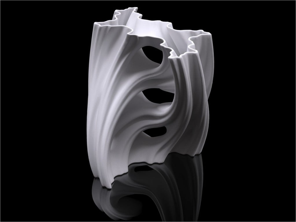 Julia Vase #001 - Aqua
