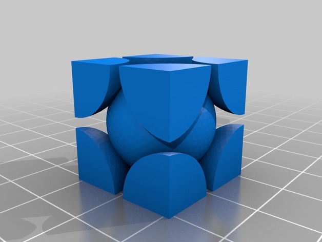Ice VII structure (aka body centered cubic lattice, bcc)