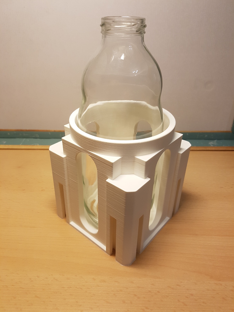 Milk bottle connectable multi Container