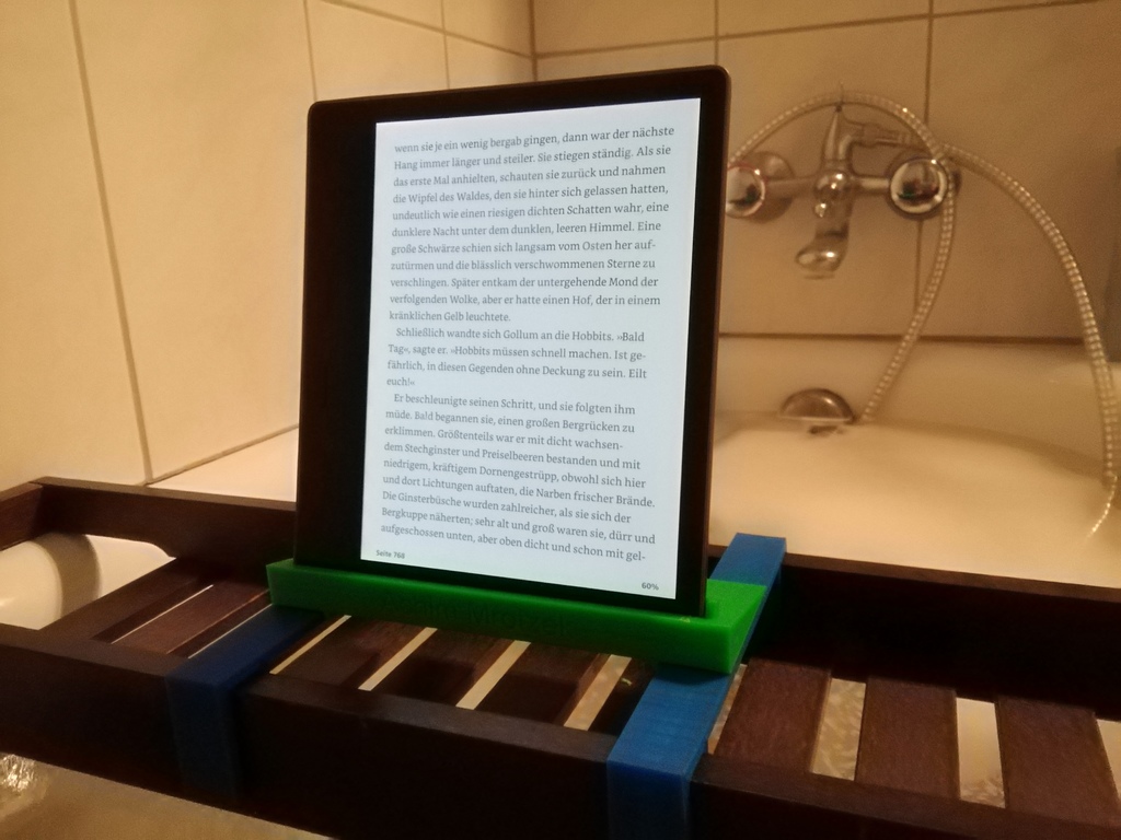 Kindle Oasis 2017 (7") stand for bathtub